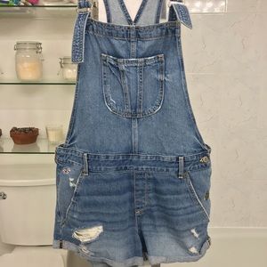Hollister Denim Overalls (shorts)